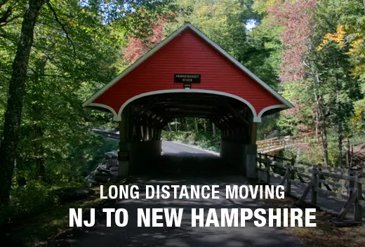 Long-distance moving service from New Jersey to New Hampshire