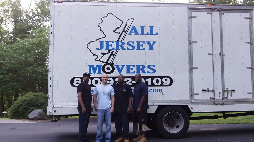 Some members of the service team of All Jersey Movers