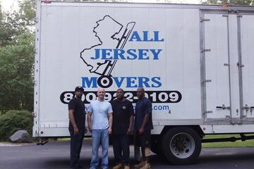 Some members of the service team of All Jersey Movers
