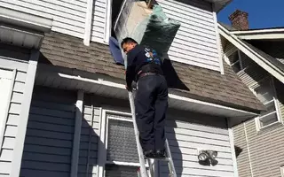 Moving using a ladder
